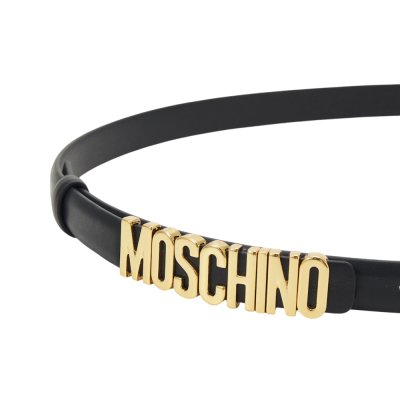 THE BELT IN LEATHER WITH LOGO